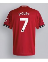 Moške Nogometnih dresov Manchester United Mason Mount #7 Domači 2025-26 Kratki rokavi